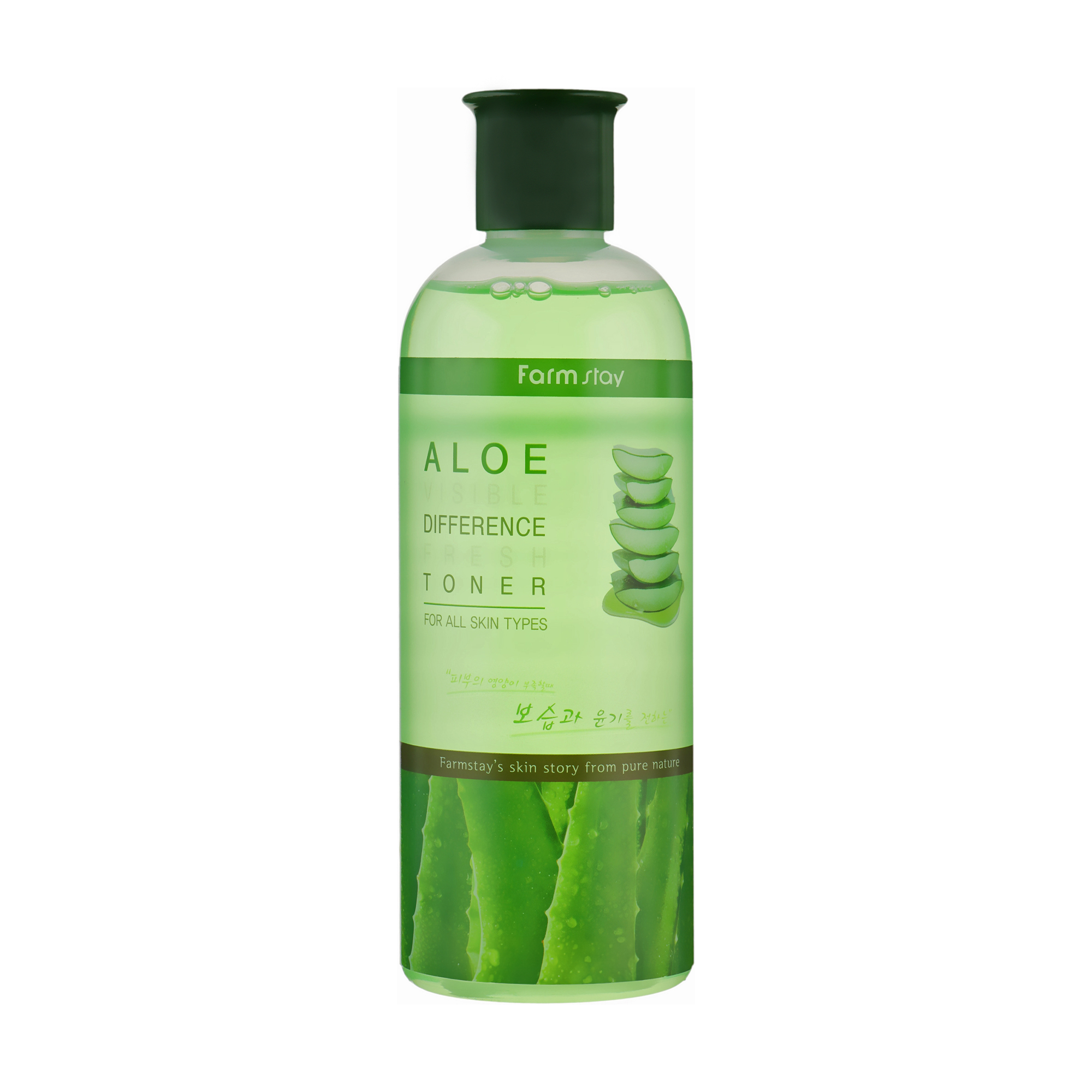 Освіжальний тонер для обличчя FarmStay Aloe Visible Difference Fresh Toner з алое, 350 мл